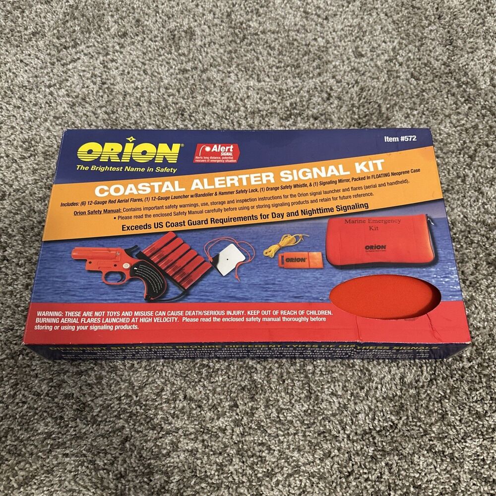 Orion Coastal Alerter Signal Kit #572 – Expired Sep 2024 – Open Box